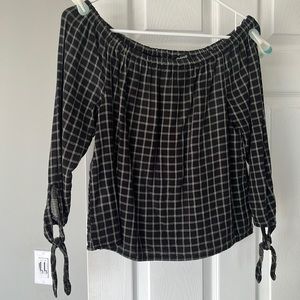Madewell Off the shoulder blouse